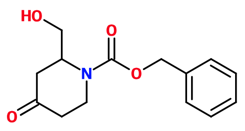 (image for) MCYK0123 Benzyl 2-(hydroxymethyl)-4-oxopiperidine-1-carboxylate